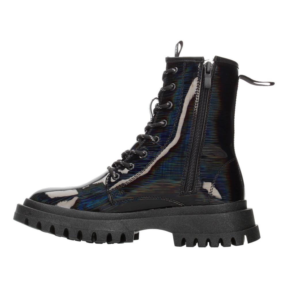 Foto 6 pulgar | Bota Mujer Jr. Tropicana Negro Plataforma 4 Cm Cintas Dama Negro
