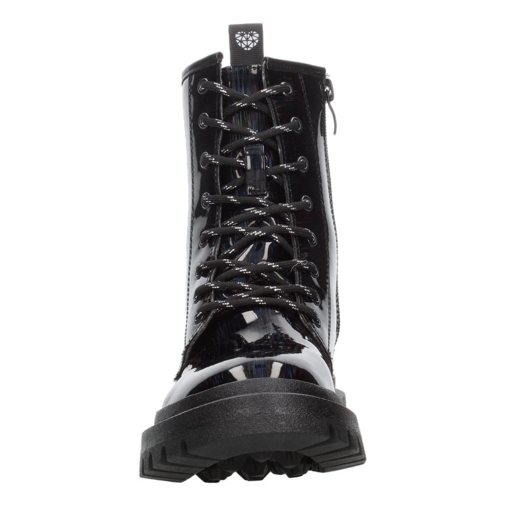 Foto 7 pulgar | Bota Mujer Jr. Tropicana Negro Plataforma 4 Cm Cintas Dama Negro
