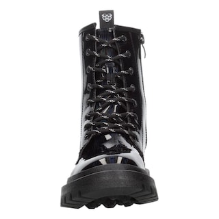 Foto 6 | Bota Mujer Jr. Tropicana Negro Plataforma 4 Cm Cintas Dama Negro
