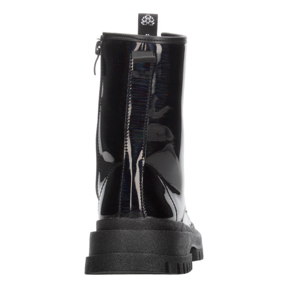 Foto 8 pulgar | Bota Mujer Jr. Tropicana Negro Plataforma 4 Cm Cintas Dama Negro