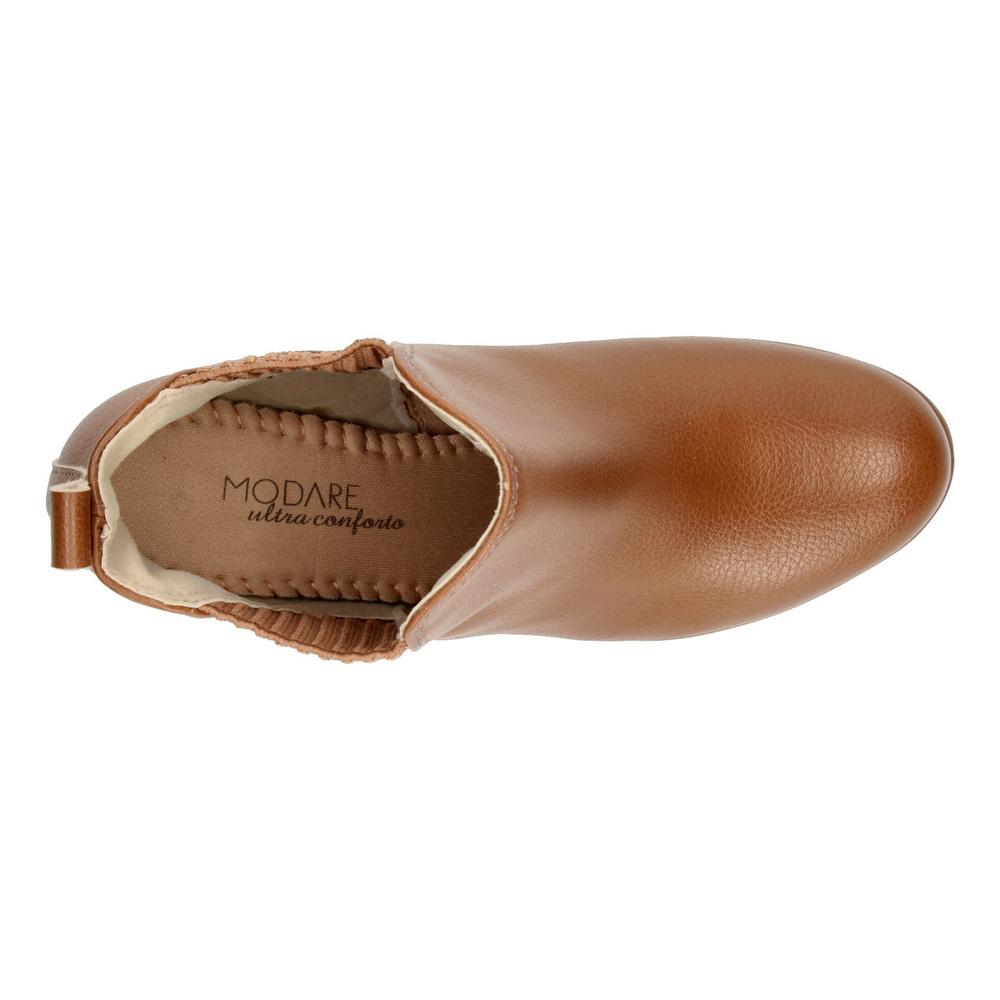 Foto 9 pulgar | Botín Modare Para Mujer Estilo Chelsea Elegante Versátil Cafe