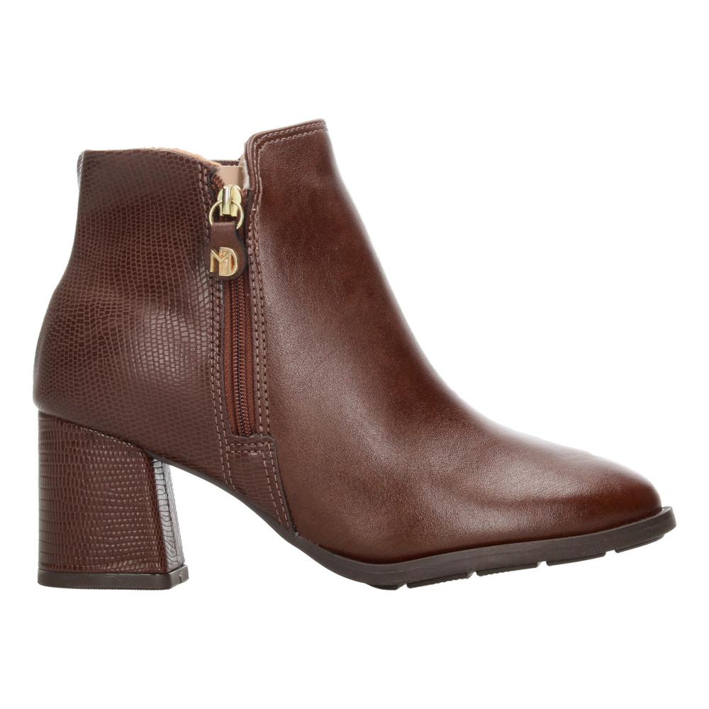 Botines Mujer Modare Café Casual Tacón 6.5 Cm Para Dama Cafe
