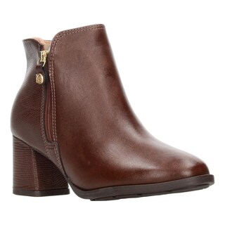 Foto 2 | Botines Mujer Modare Café Casual Tacón 6.5 Cm Para Dama Cafe