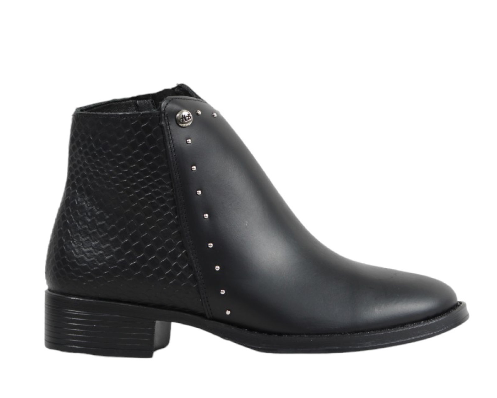 Foto 2 pulgar | Botin Mujer Bonita 2304 Negro Comodo Antiderrapante