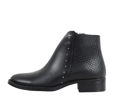 Foto 2 | Botin Mujer Bonita 2304 Negro Comodo Antiderrapante