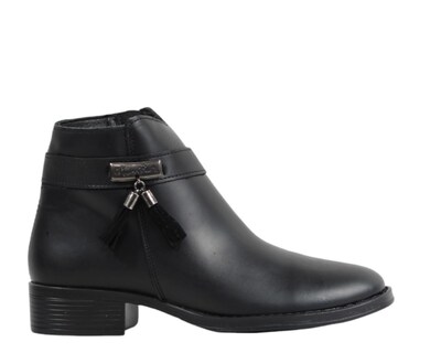 Foto 1 | Botin Mujer Bonita 2308 Negro Comodo Antiderrapante