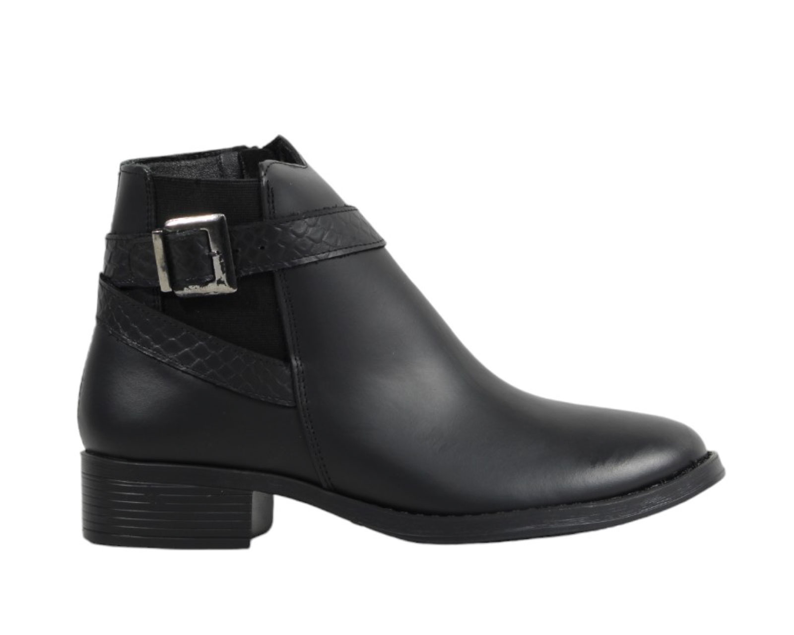 Foto 1 | Botin Mujer Bonita 2302 Negro Comodo Antiderrapante