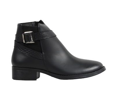 Foto 1 | Botin Mujer Bonita 2302 Negro Comodo Antiderrapante