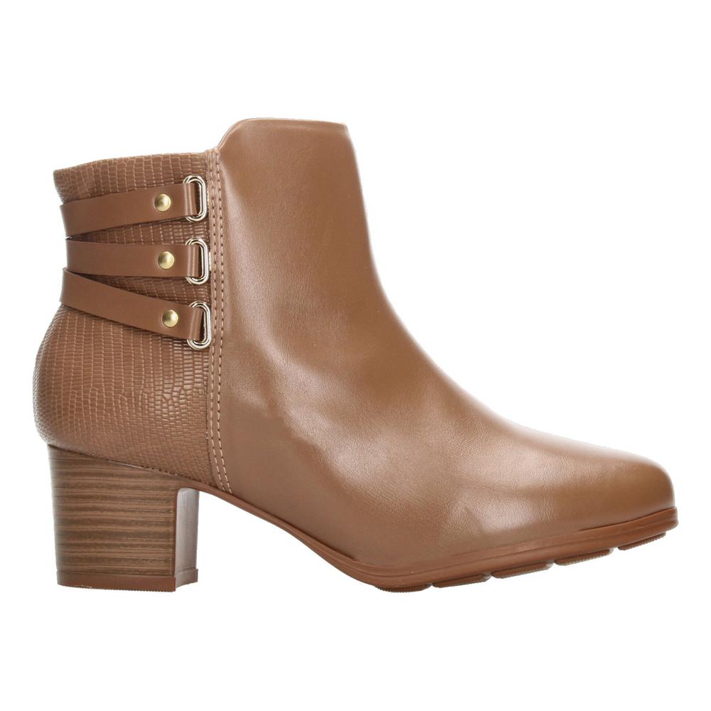 Botines Mujer Modare Café Camello Tacón 5 Cm Para Dama Cafe
