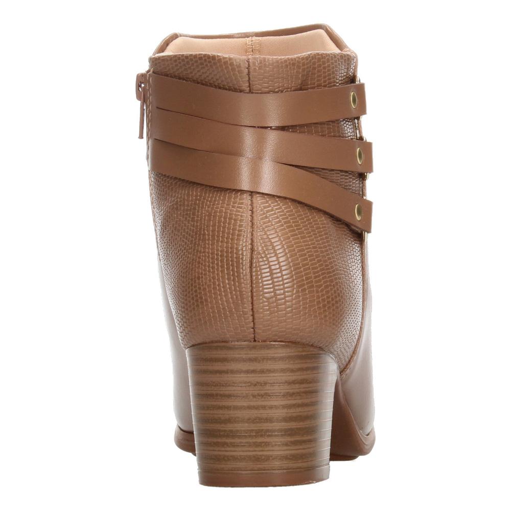 Foto 8 pulgar | Botines Mujer Modare Café Camello Tacón 5 Cm Para Dama Cafe