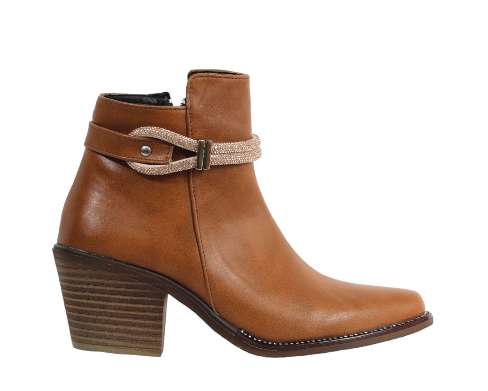 Foto 2 pulgar | Botines Mujer Sttivali 1806 Tan