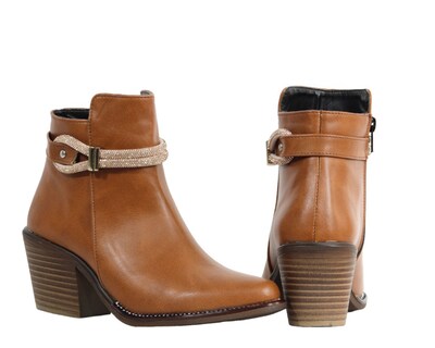 Foto 4 | Botines Mujer Sttivali 1806 Tan