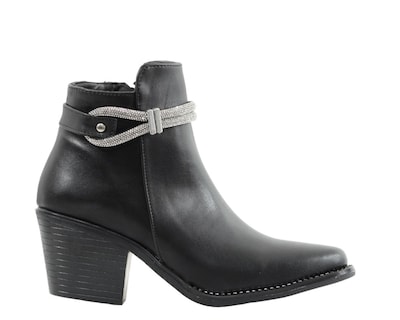 Foto 1 | Botines Mujer Sttivali 1806 Negro