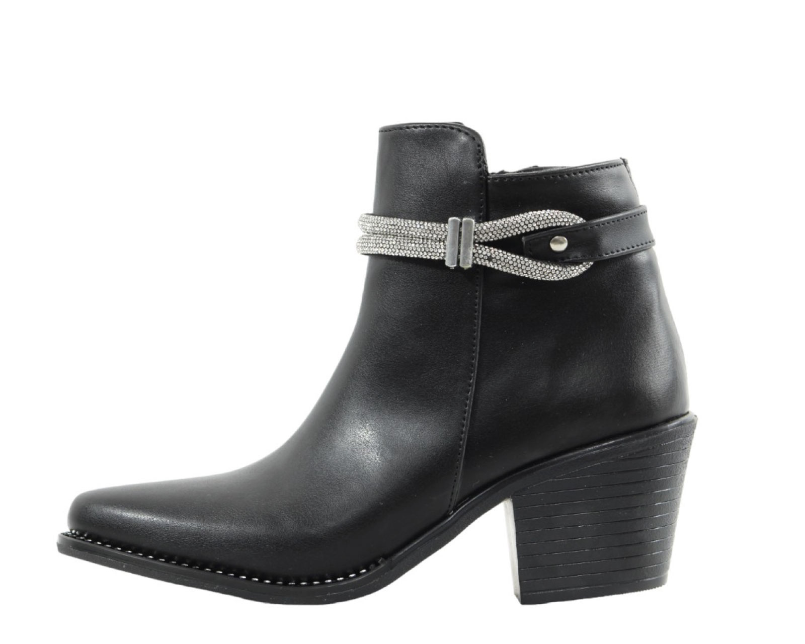 Foto 3 pulgar | Botines Mujer Sttivali 1806 Negro