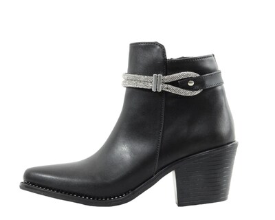 Foto 2 | Botines Mujer Sttivali 1806 Negro