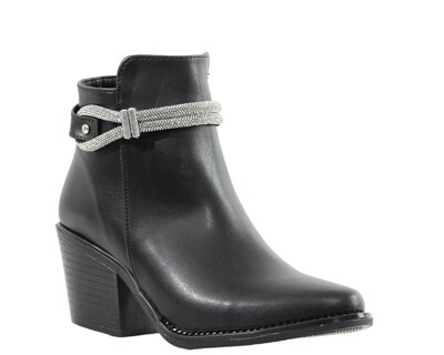 Foto 3 | Botines Mujer Sttivali 1806 Negro