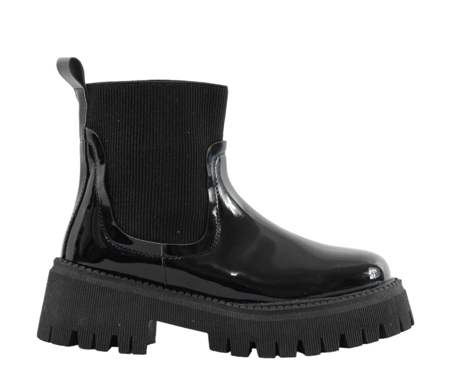 Foto 2 pulgar | Botines Mujer Sttivali 2244 Negro Charol