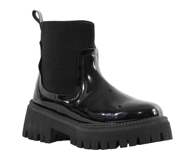 Foto 3 | Botines Mujer Sttivali 2244 Negro Charol