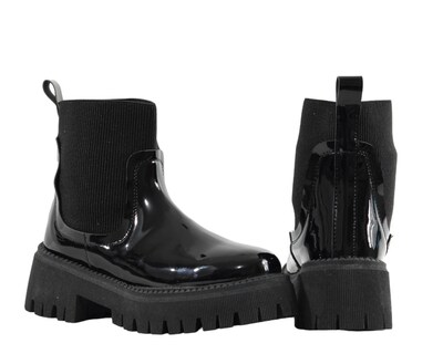 Foto 4 | Botines Mujer Sttivali 2244 Negro Charol