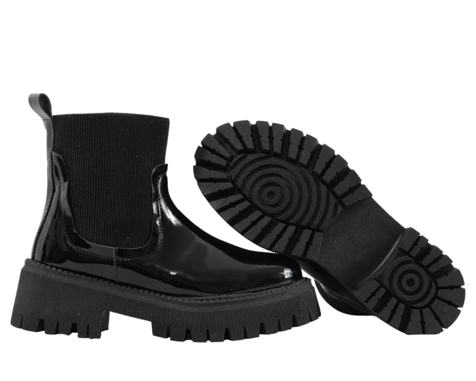 Foto 6 pulgar | Botines Mujer Sttivali 2244 Negro Charol