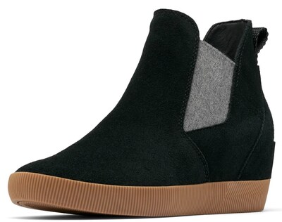 Foto 1 | Bota Con Cuña Sorel Out N About Sin Cordones Para Mujer, Color Negro - Venta Internacional.