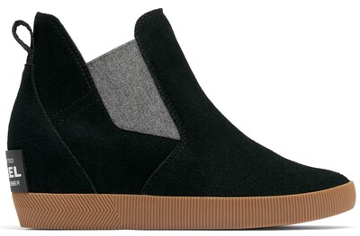 Foto 5 | Bota Con Cuña Sorel Out N About Sin Cordones Para Mujer, Color Negro - Venta Internacional.