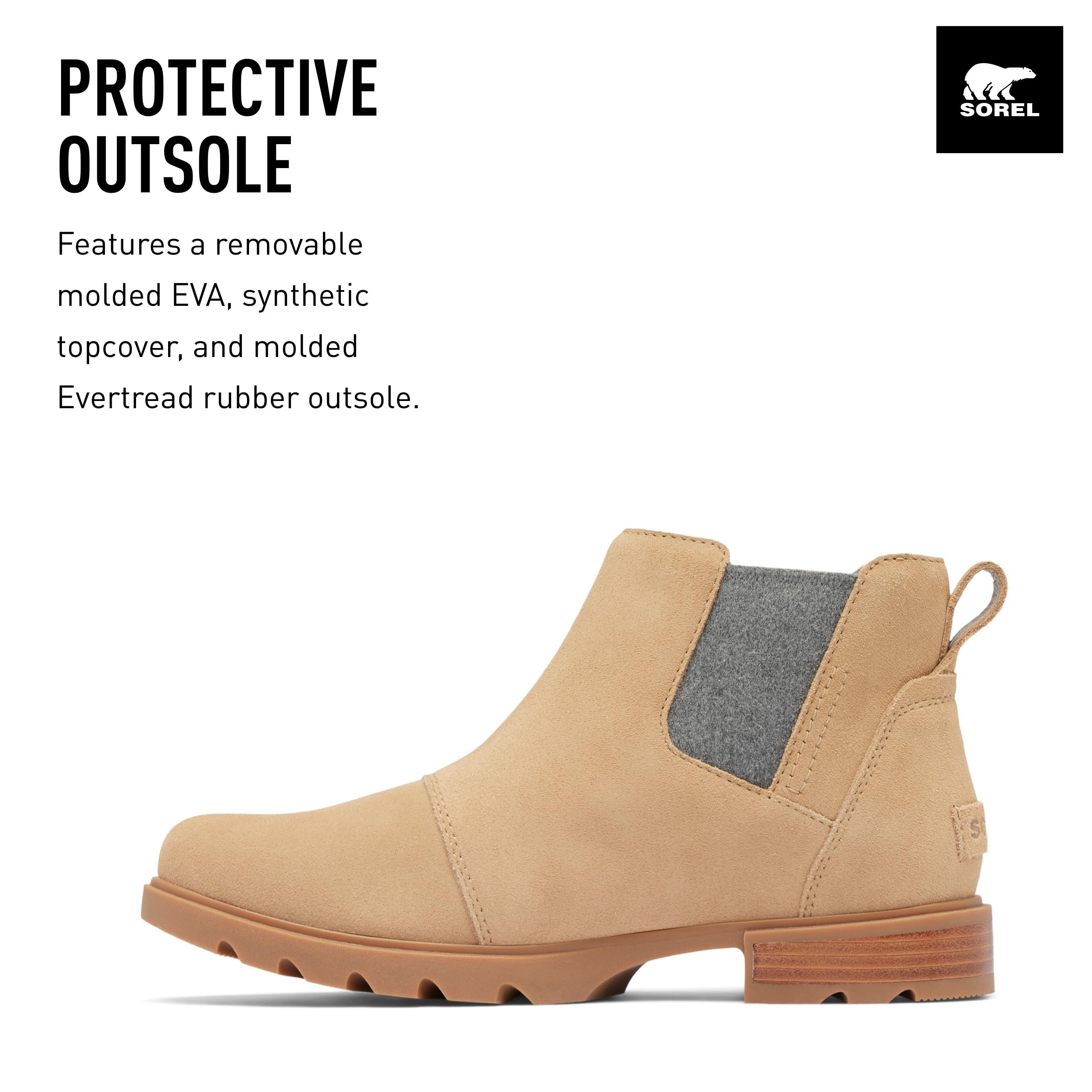 Foto 4 pulgar | Bota Sorel Emelie Lll Chelsea Waterproof Para Mujer - Venta Internacional.