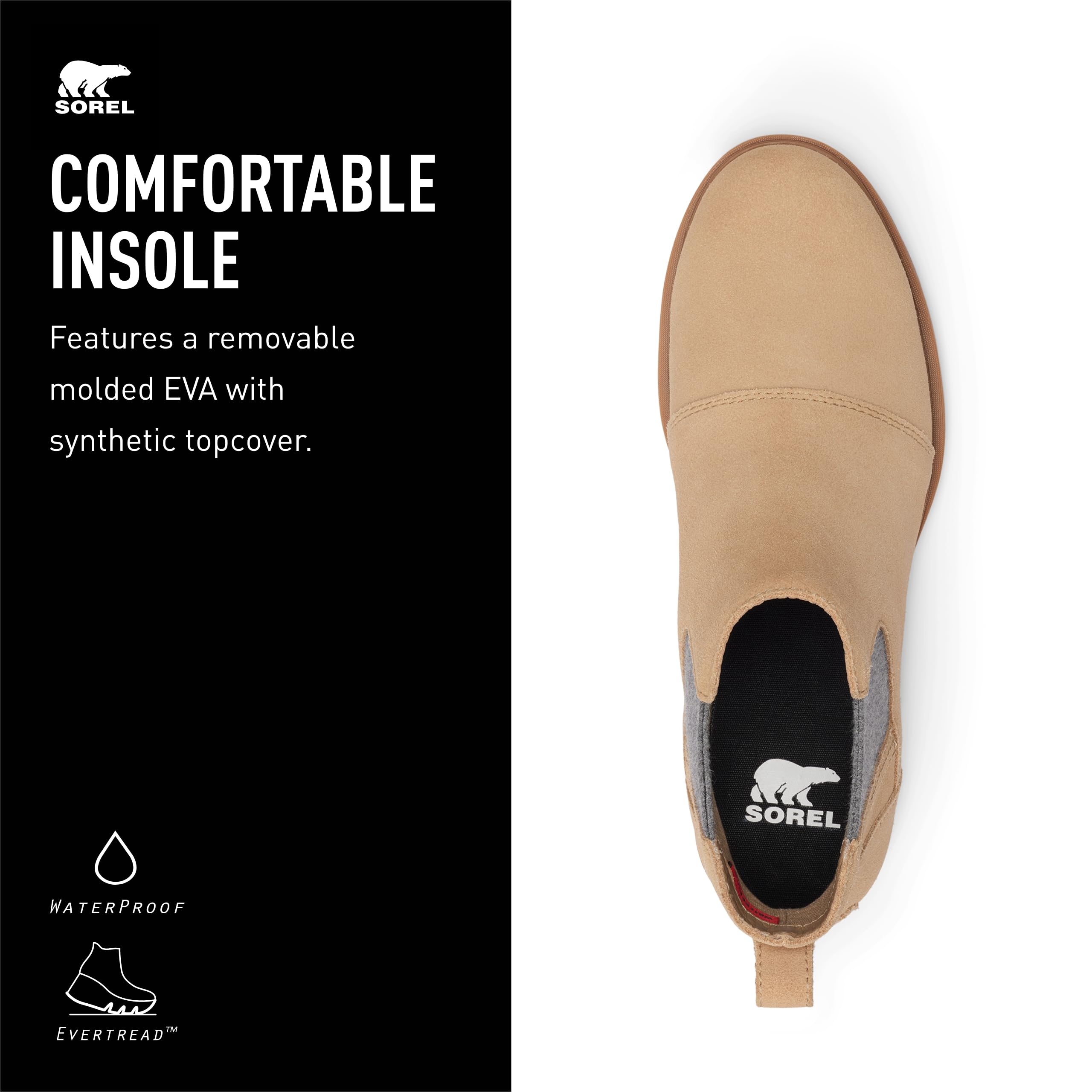 Foto 5 pulgar | Bota Sorel Emelie Lll Chelsea Waterproof Para Mujer - Venta Internacional.