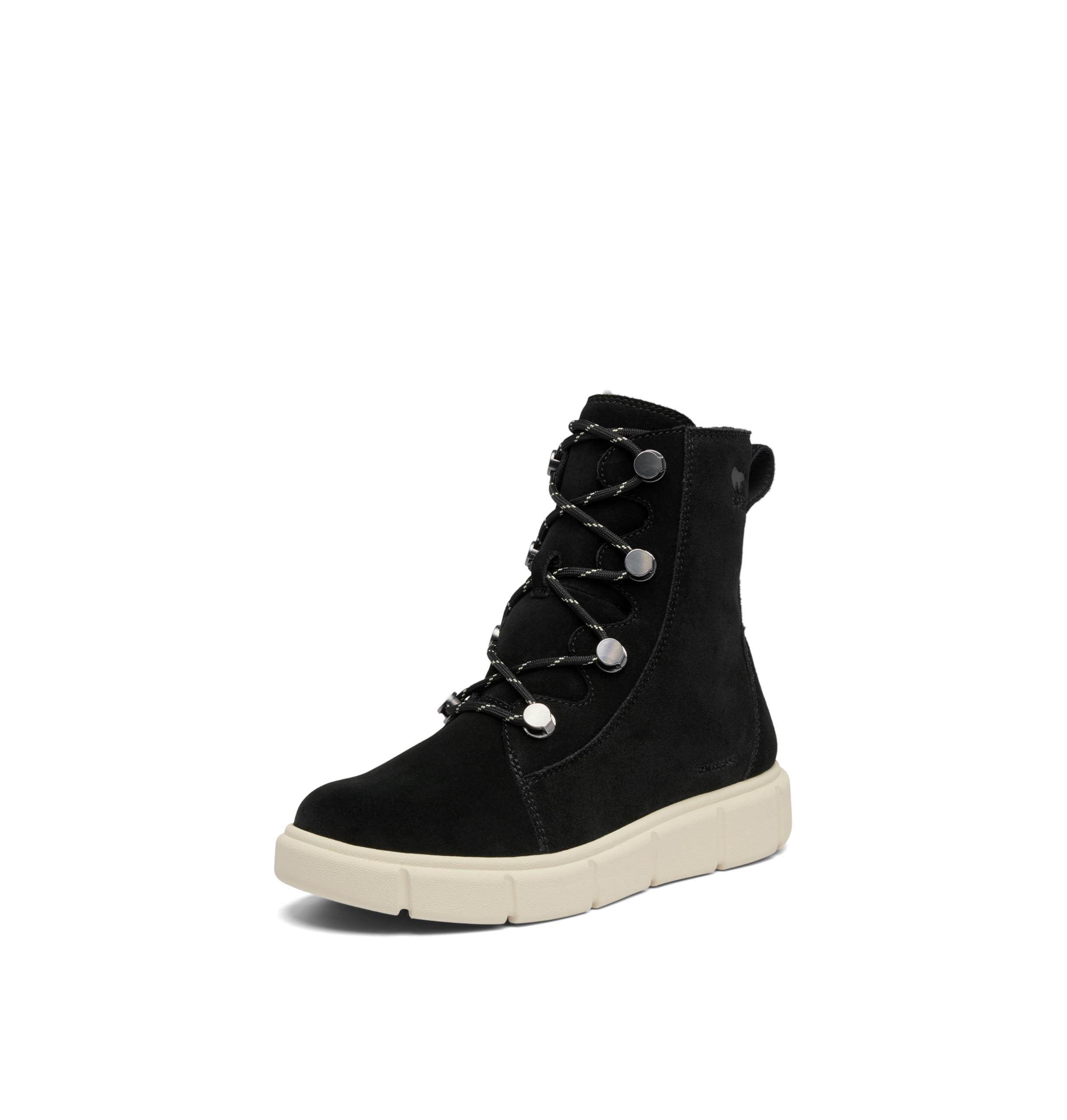 Botas Sorel Explorer Lll Joan Impermeables Para Mujer, Color Negro Y Tiza - Venta Internacional.