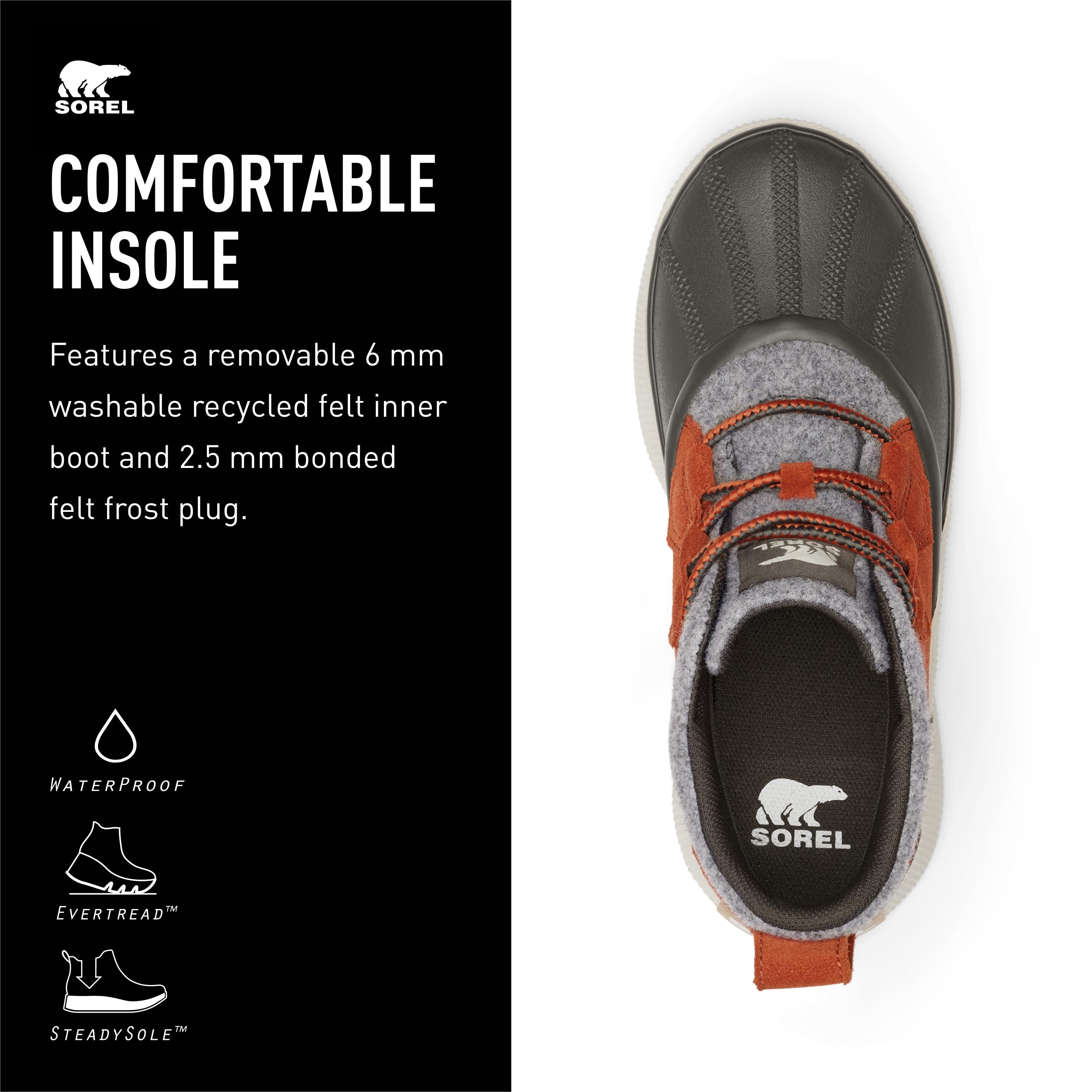 Foto 4 | Bota Sorel Out N About Lv Classic Impermeable Para Mujer, Optimista - Venta Internacional.