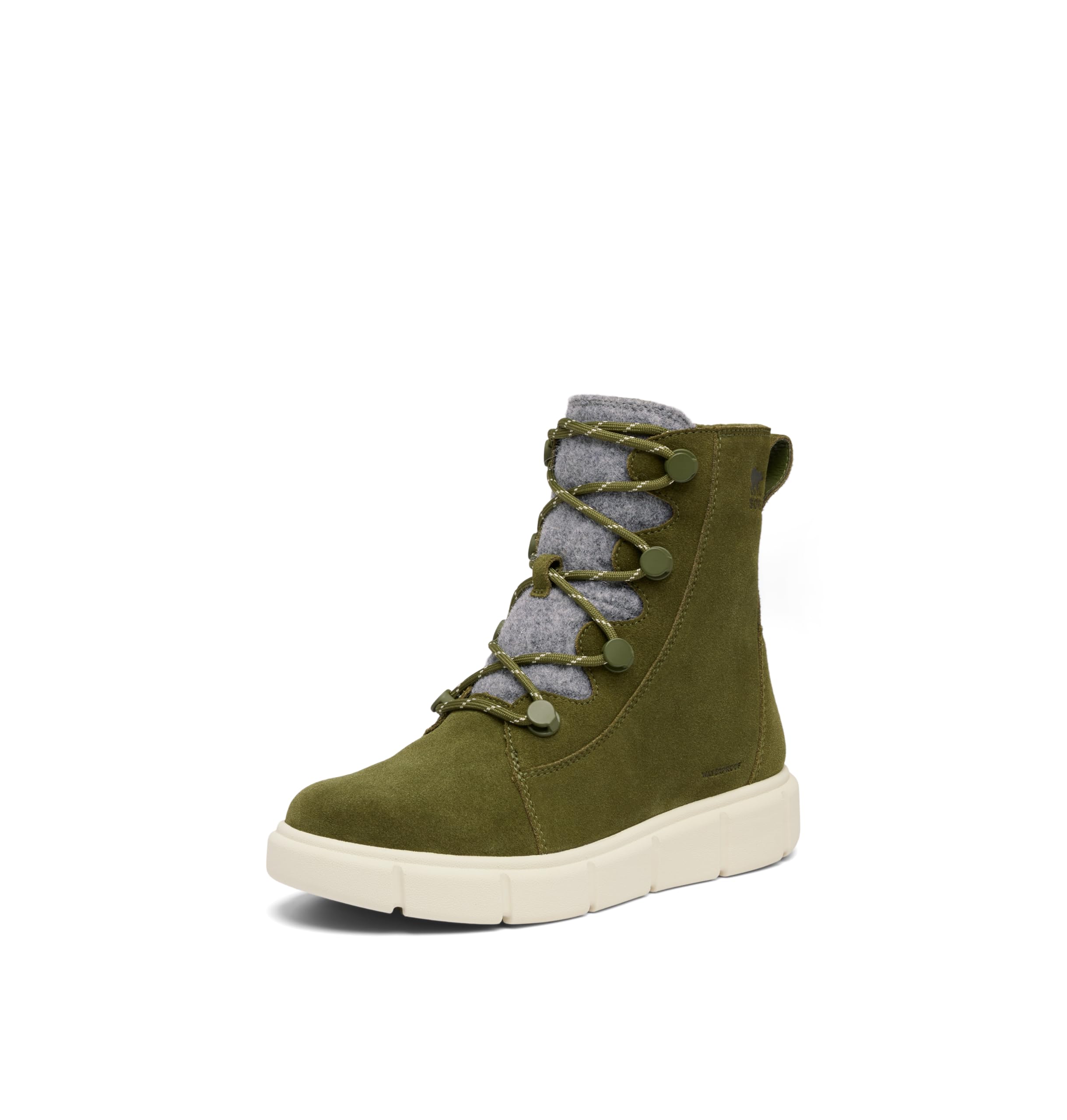 Bota Sorel Explorer Lll Joan Waterproof Para Mujer - Verde - Venta Internacional.