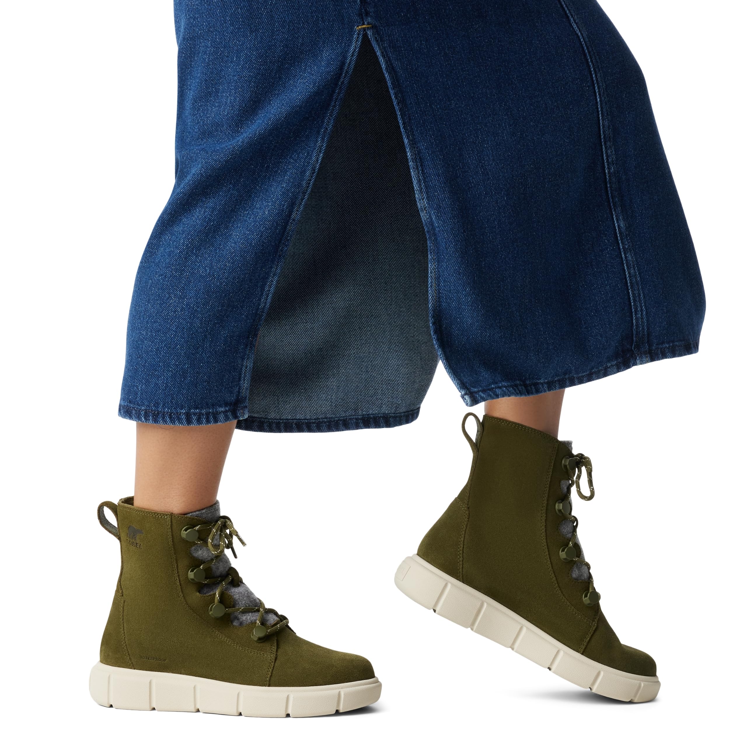 Foto 6 pulgar | Bota Sorel Explorer Lll Joan Waterproof Para Mujer - Verde - Venta Internacional.