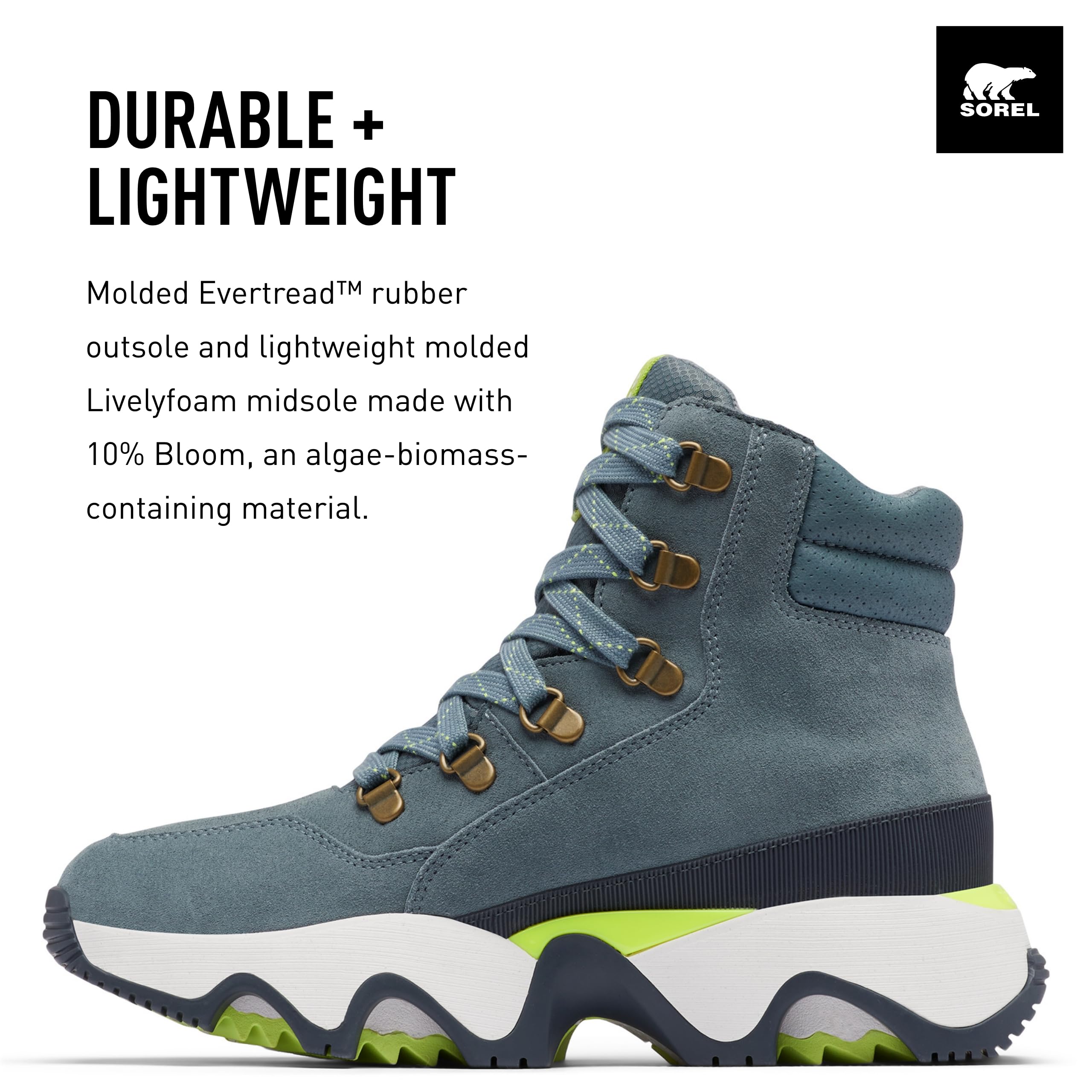 Foto 3 | Zapatos Sorel Kinetic Impact Conquest Waterproof - Mujer - Venta Internacional.