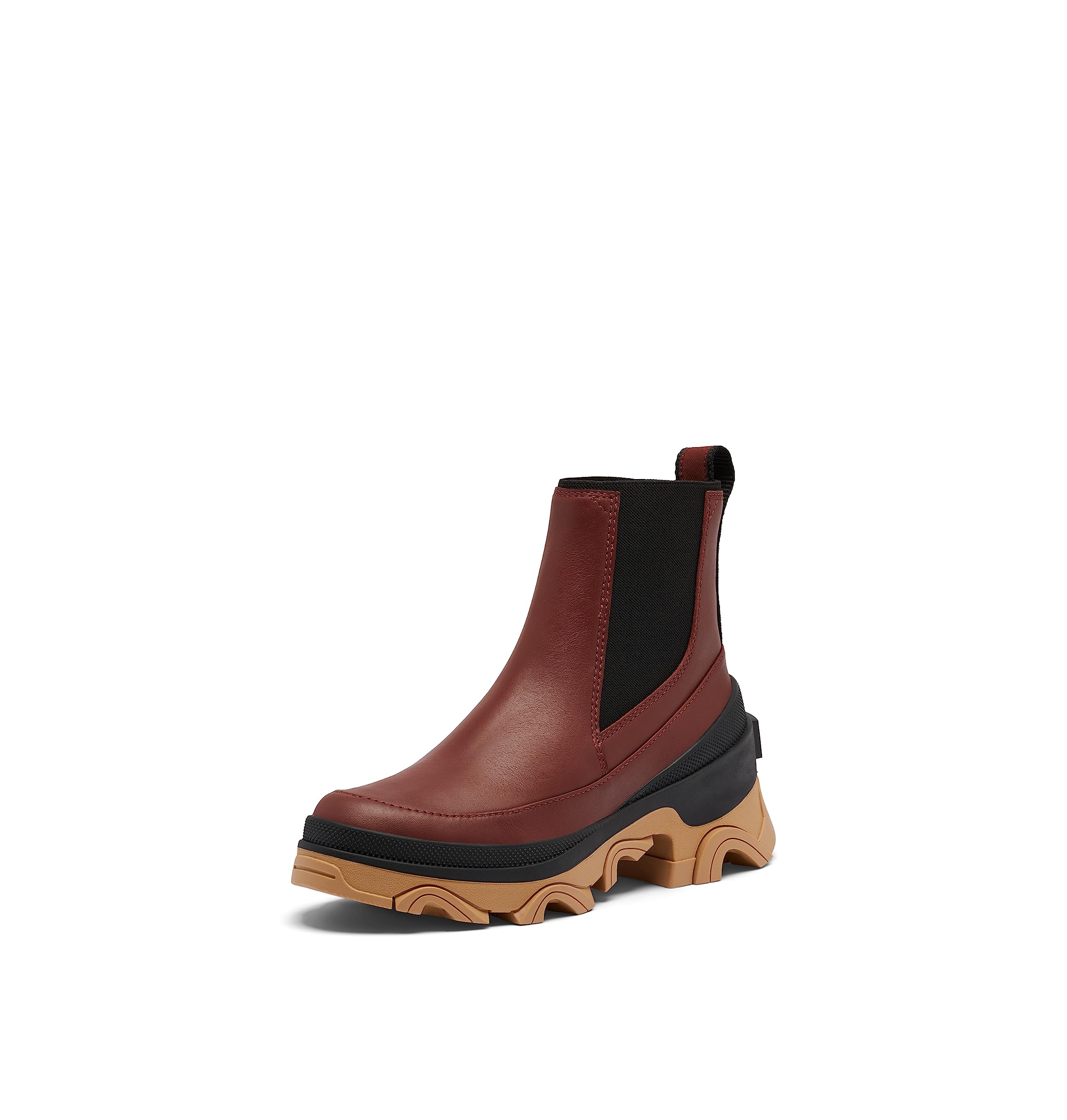 Botas Sorel Brex Chelsea Waterproof Para Mujer, Color Especia/negro - Venta Internacional.