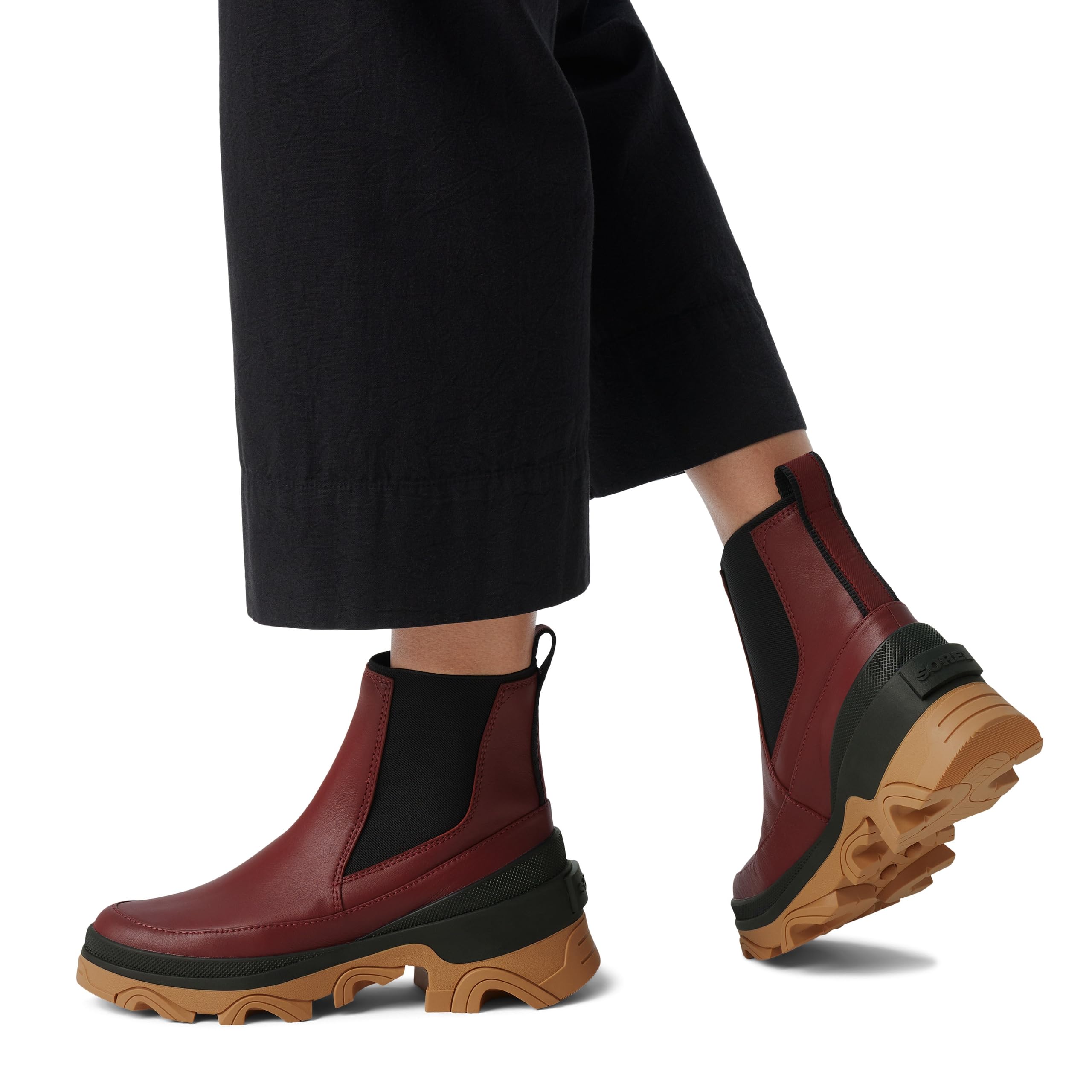 Foto 6 pulgar | Botas Sorel Brex Chelsea Waterproof Para Mujer, Color Especia/negro - Venta Internacional.