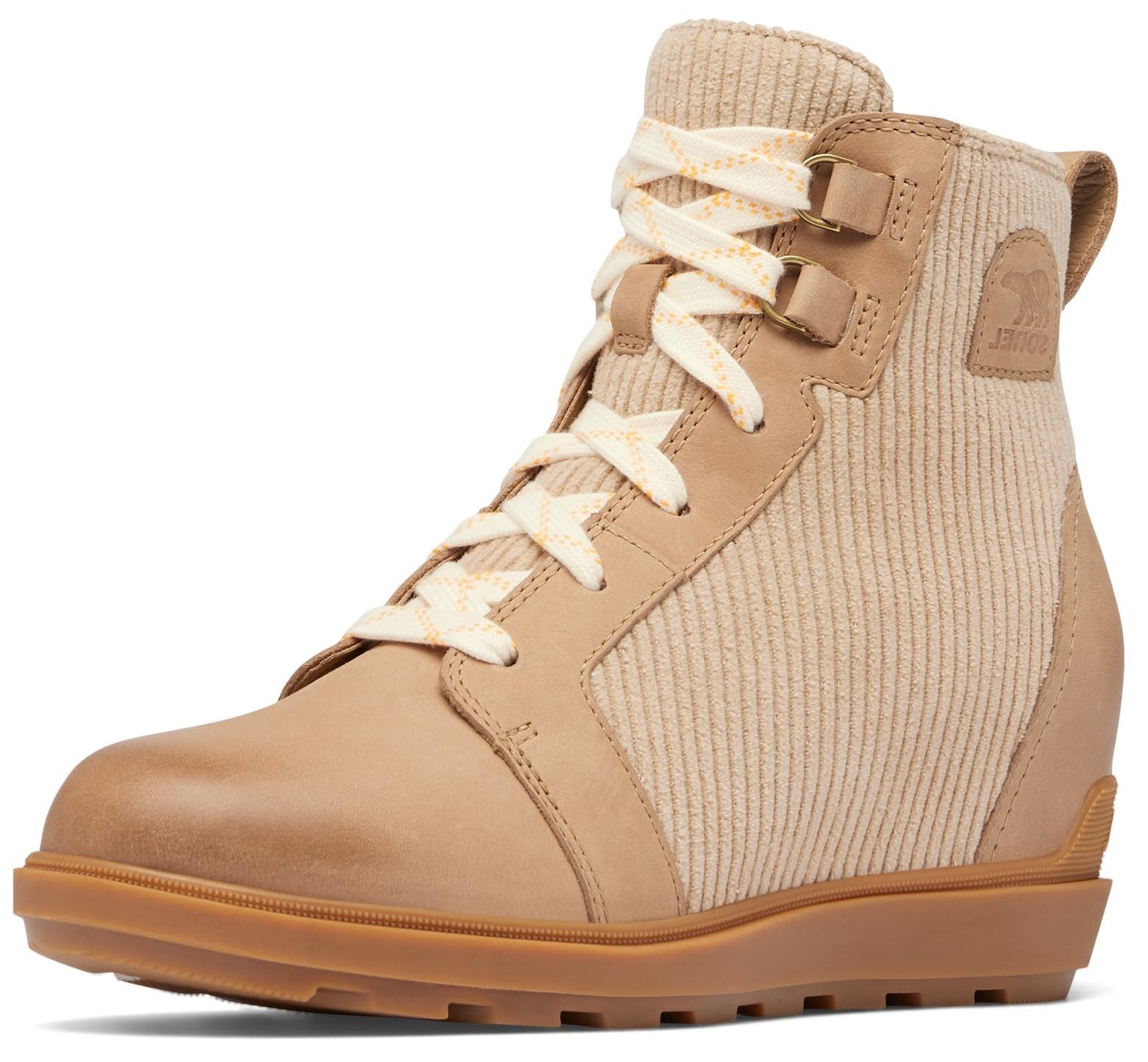 Foto 1 | Botas De Invierno Sorel Evie Ii Nw Lace Para Mujer, Color Canela Polvoriento, Talla 8 - Venta Internacional.