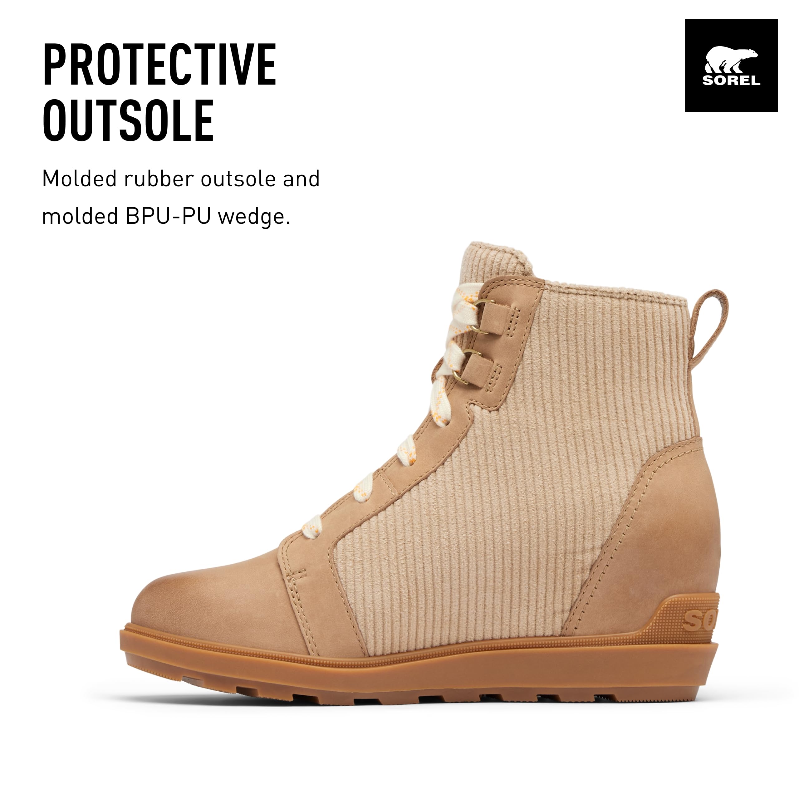 Foto 4 pulgar | Botas De Invierno Sorel Evie Ii Nw Lace Para Mujer, Color Canela Polvoriento, Talla 8 - Venta Internacional.