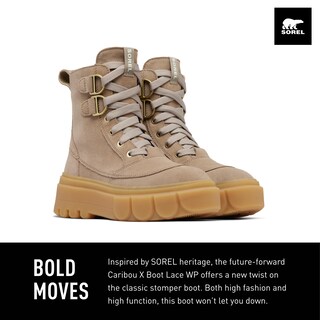 Foto 2 | Bota Sorel Caribou X Lace Waterproof Para Mujer - Taupe 10.5 - Venta Internacional.