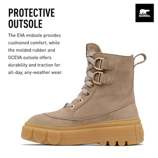Foto 3 | Bota Sorel Caribou X Lace Waterproof Para Mujer - Taupe 10.5 - Venta Internacional.