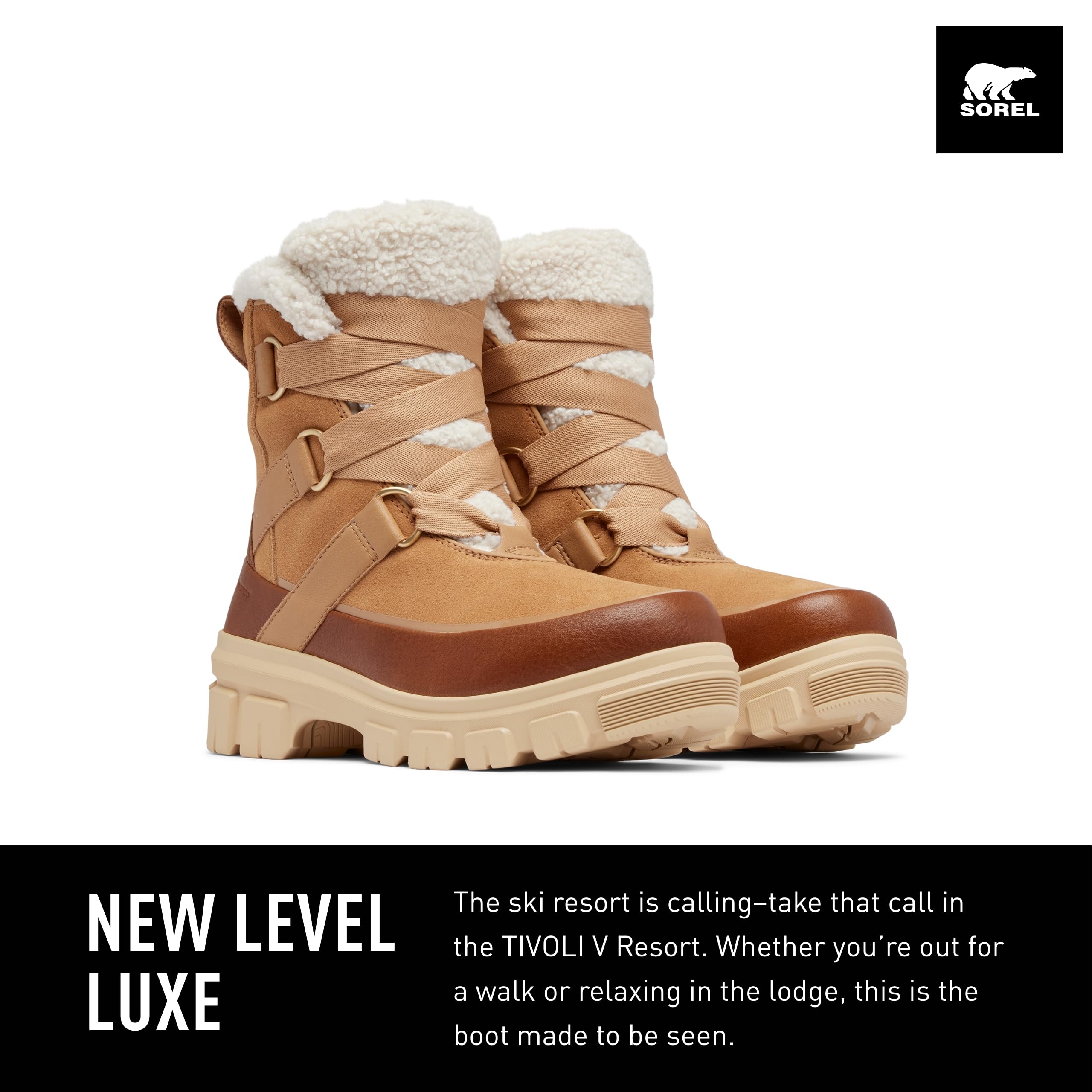 Foto 3 pulgar | Bota Sorel Tivoli V Resort Waterproof Para Mujer - Talla 9 - Venta Internacional.