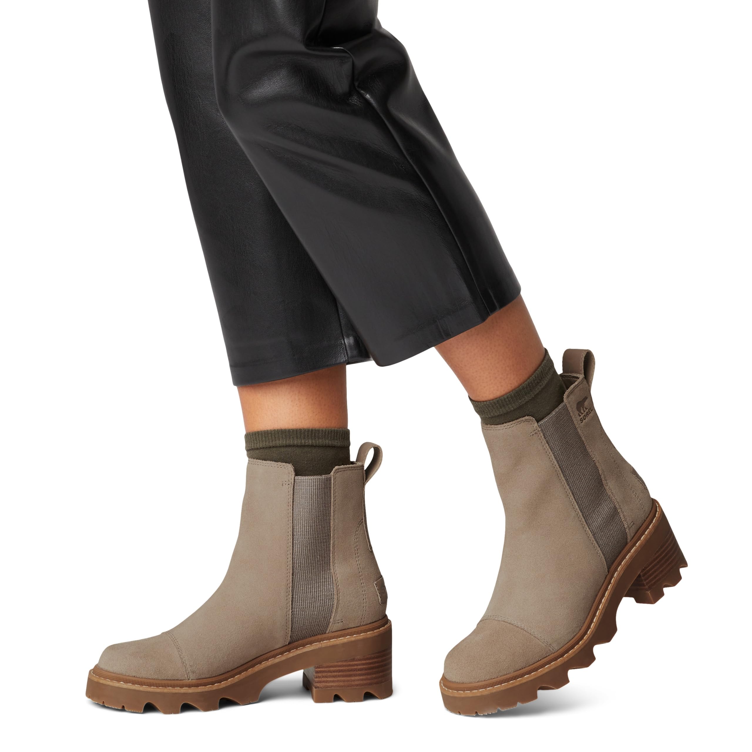 Foto 5 | Botas Sorel Joan Now™ Chelsea Omega Taupe/gum 2 Para Mujer - Venta Internacional.