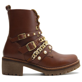 Foto 4 | Botas Casuales Para Dama Café Salamandra 116-1558 Cafe