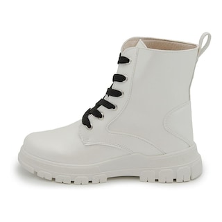 Foto 3 | Botin Moda Dama Bolsita Color Perla Cómodas 22-26 Ligeras Beige