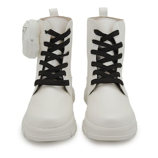 Foto 5 | Botin Moda Dama Bolsita Color Perla Cómodas 22-26 Ligeras Beige
