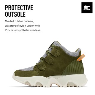 Foto 3 | Bota Sorel Kinetic Impact Caribou Plus Impermeable Verde Para Mujer - Venta Internacional.