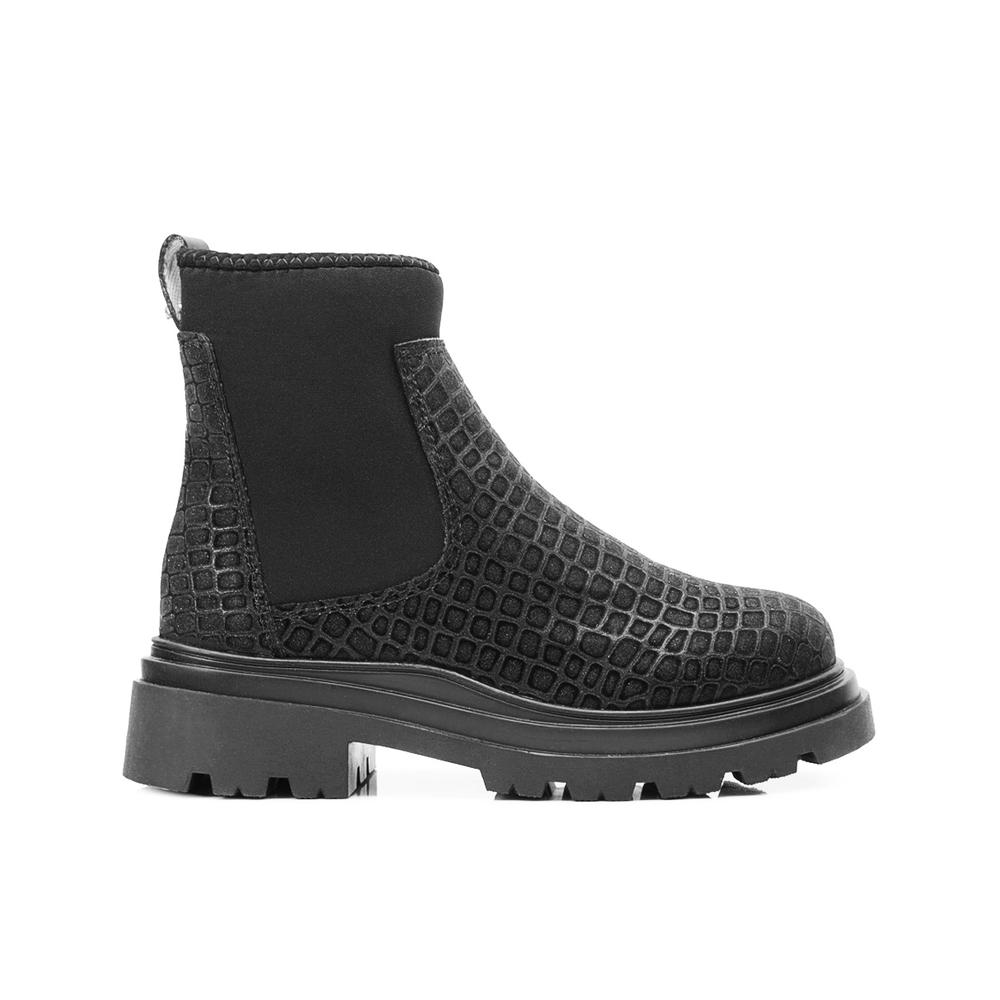 Foto 7 pulgar | Bota Karsten Dama Antiderrapante Casual Negro Elastico 22-26 Negro