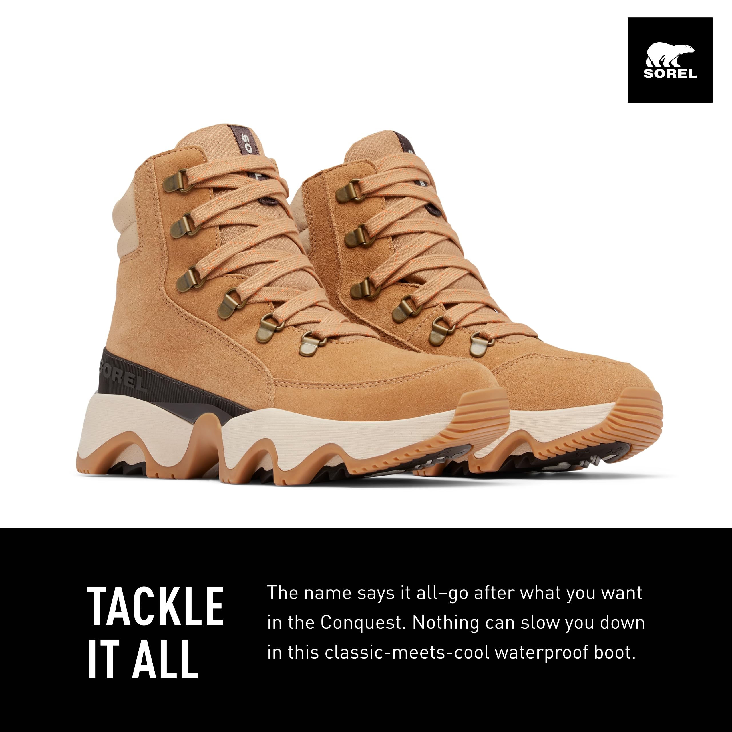 Foto 3 pulgar | Bota Sorel Kinetic Impact Conquest Plus Impermeable Para Mujer - Venta Internacional.