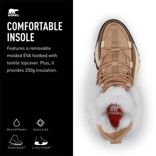 Foto 4 | Boot Sorel Ona Rmx Glacy Plus, Impermeable, Para Mujer, Canoa 6.5 - Venta Internacional.