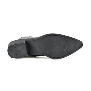 Foto 2 | Botas Vaqueras Clásica Tacón 5cm Para Dama Mod Violeta Negro