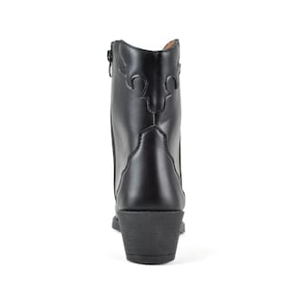 Foto 6 | Botas Vaqueras Clásica Tacón 5cm Para Dama Mod Violeta Negro